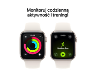 APPLE Apple Watch SE 3 GPS + Cellular 40mm Aluminiowa koperta (księżycowa poświata) + opaska sportowa (księżycowa poświata) - rozmiar S/M - 1362387 - zdjęcie 6